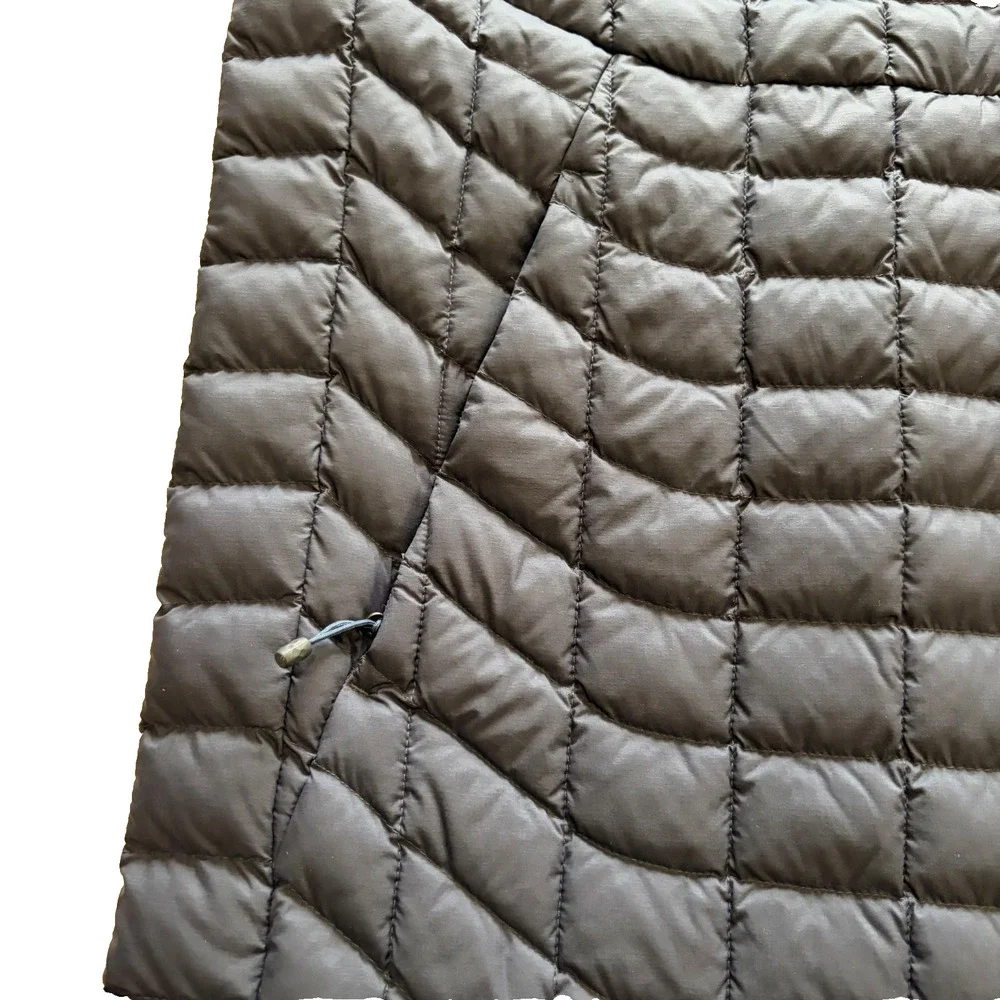 The North Face TThermoBall Vest Mens Large Navy Blue Quilted Insulated Full Zip